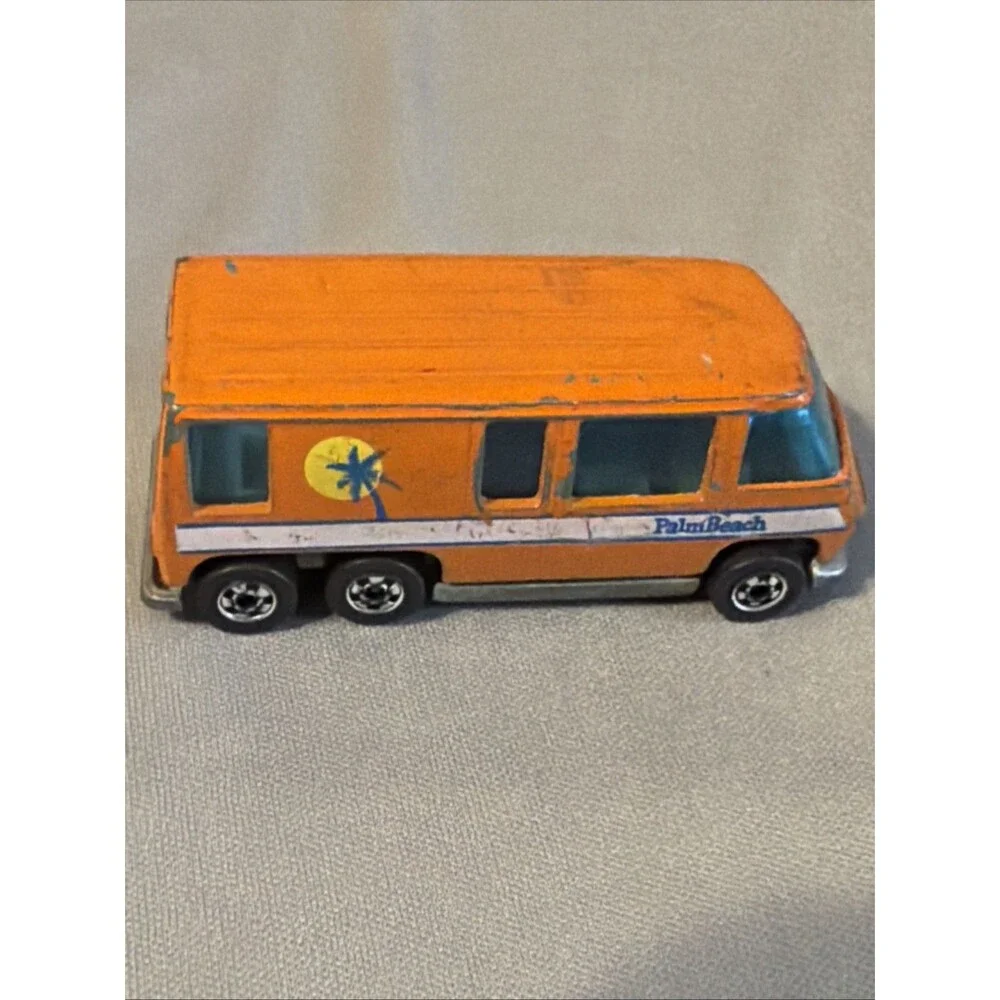 Hot Wheels GMC Motorhome Palm Beach Orange Diecast 1976 Toy Vehicle Model
